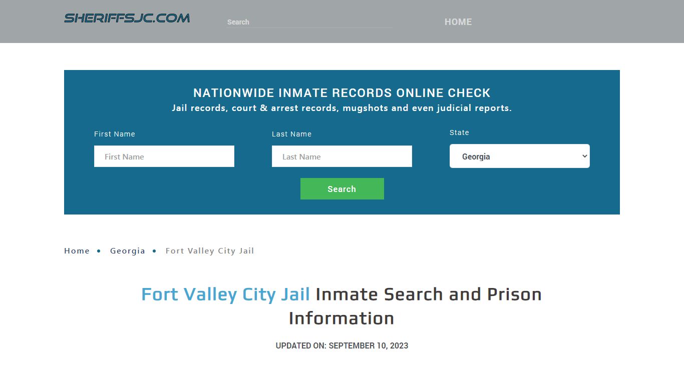 Fort Valley City Jail Inmate Search, Visitation, Phone no. & Mailing ...